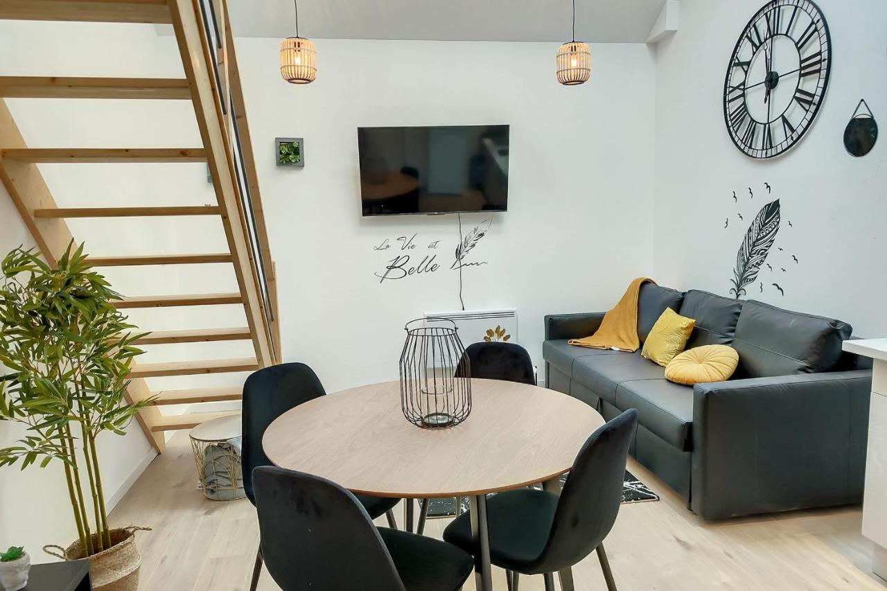 Sublime Appart Renove Duplex Centre Ville 4Pers Wifi 생캉탱 외부 사진